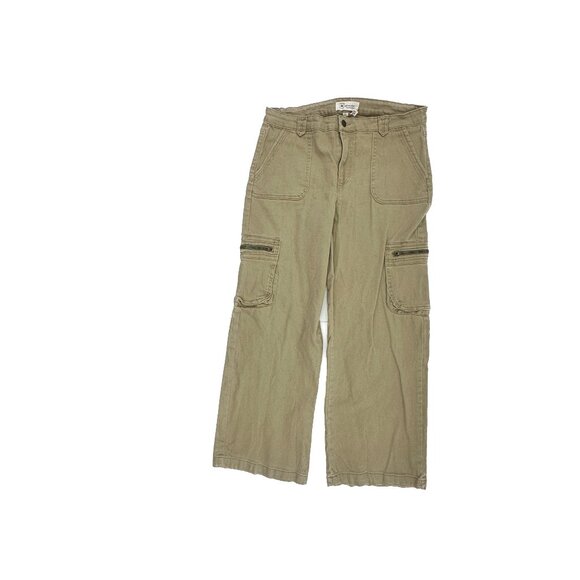 ReGeneration By Celebrity Pink Cargo Wide Leg Women's size 15 Beige Denim jeans - Picture 1 of 5